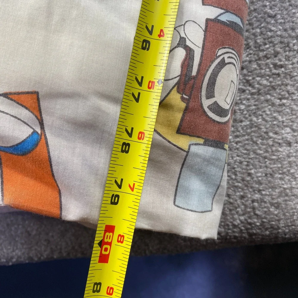 Disney Comforter Kids Twin White Vintage 90s Alphabet Mickey Donald Goofy 80x60